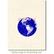 Deep Red Stamps Planet Earth Rubber Cling Stamp 2.2 x 2.2 inches